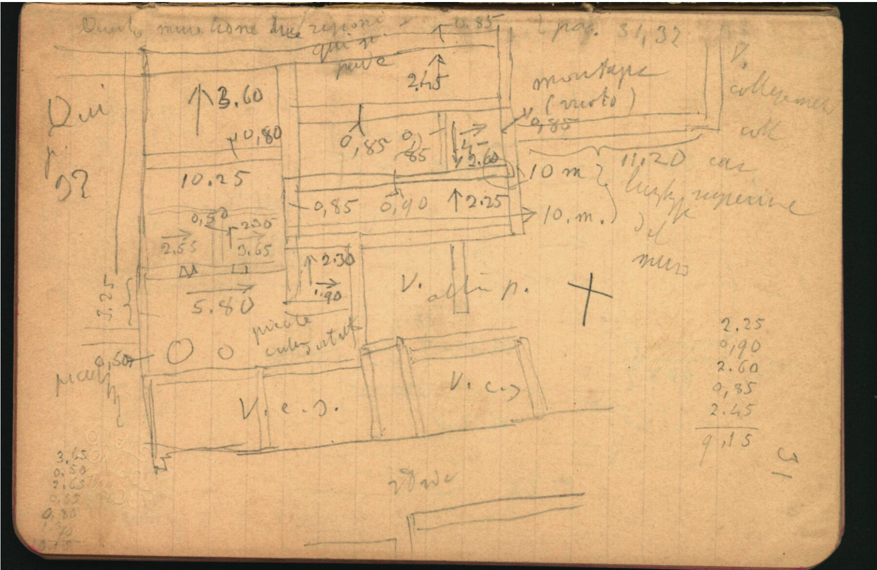 Example of an archival field journal studied as part of the Ptolemaic Pathyris Project